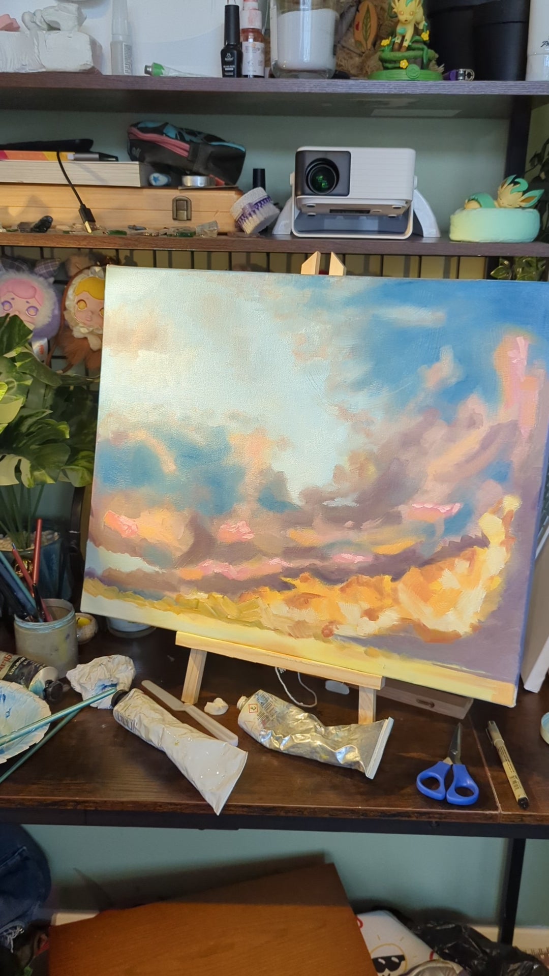 Oil Painting : 'Looking up and Forwards'